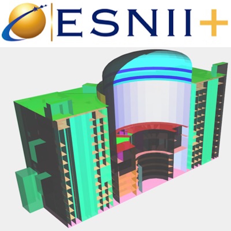 Finite Element Model of the base isolated reactor core